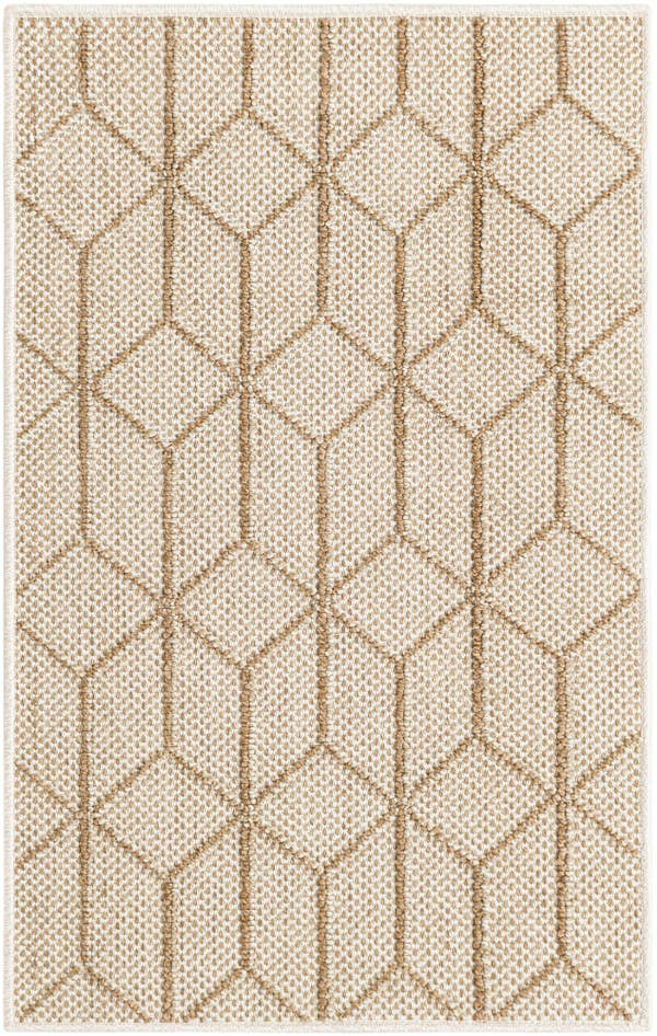 Detail image of 2' x 3' 1 Easy-Clean Trellis Indoor / Outdoor Rug