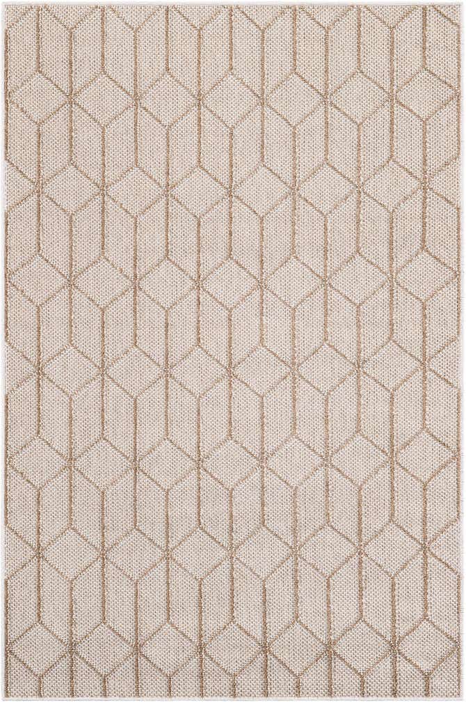 4' 1 x 6' 1 Easy-Clean Trellis Indoor / Outdoor Rug