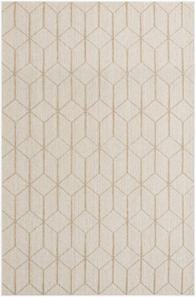 Detail image of 6' 1 x 9' Easy-Clean Trellis Indoor / Outdoor Rug