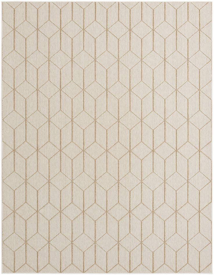 Detail image of 7' 10 x 10' Easy-Clean Trellis Indoor / Outdoor Rug