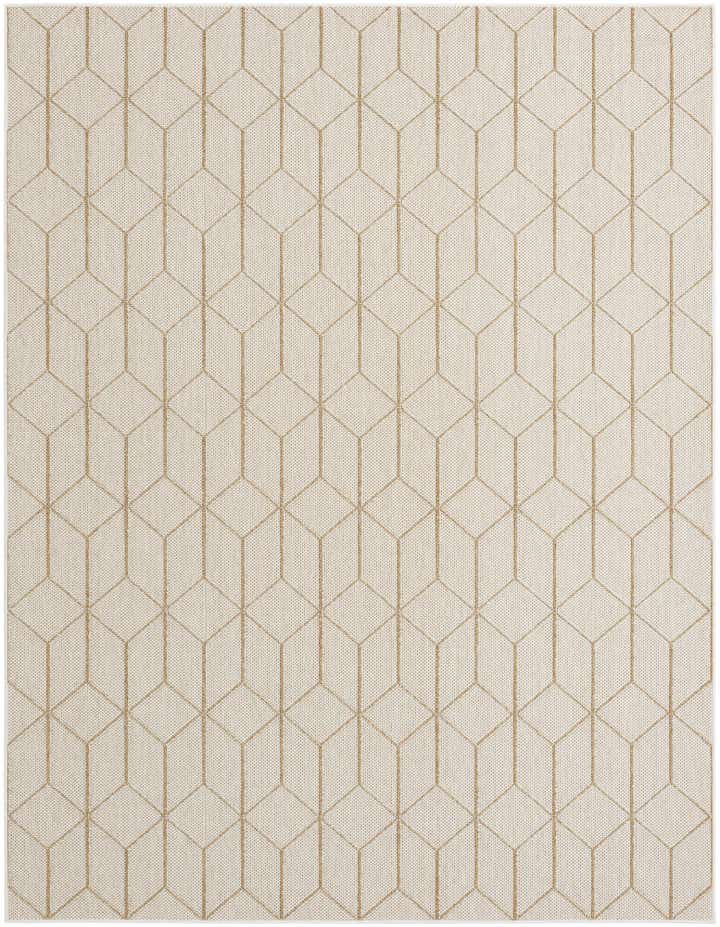 7' 10 x 10' Easy-Clean Trellis Indoor / Outdoor Rug