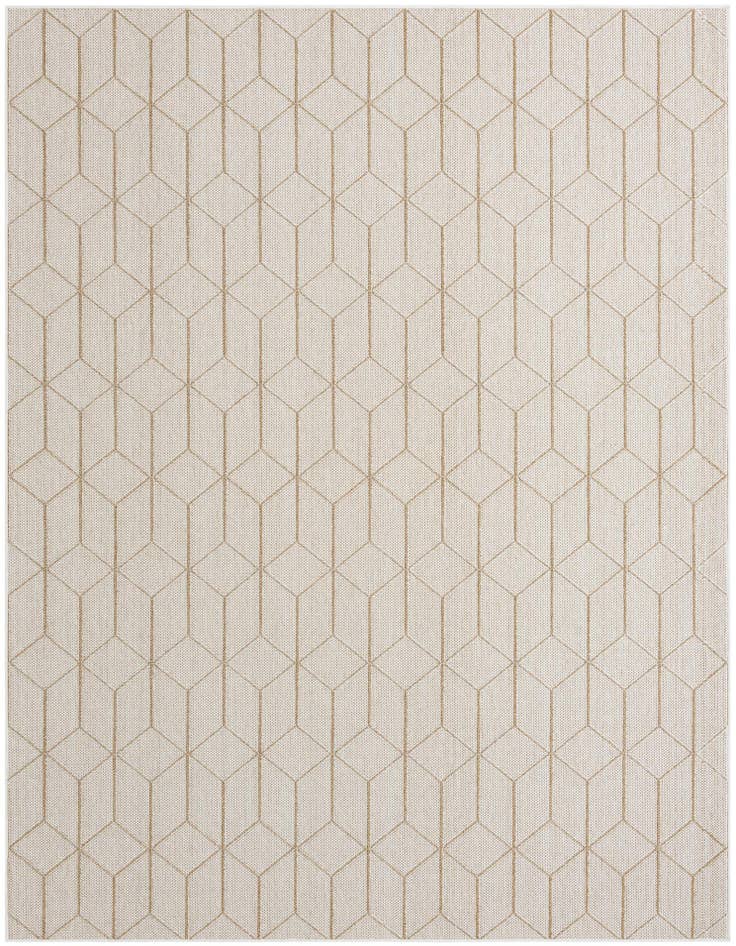 Detail image of 9' x 12' Easy-Clean Trellis Indoor / Outdoor Rug