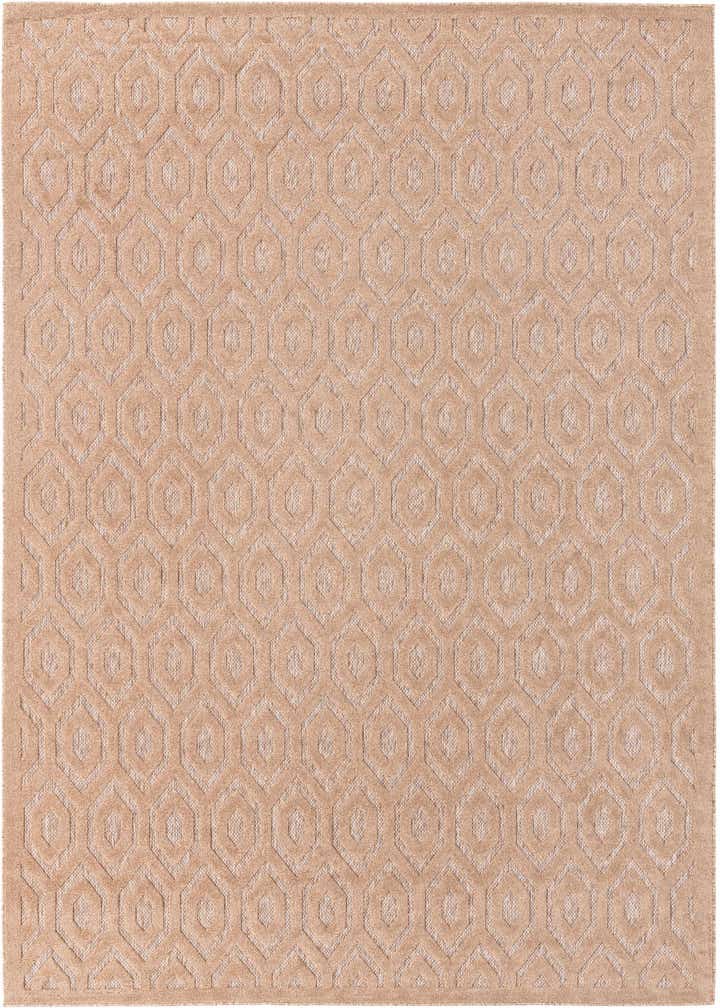 9' x 12' Easy-Clean Trellis Textured Indoor / Outdoor Rug