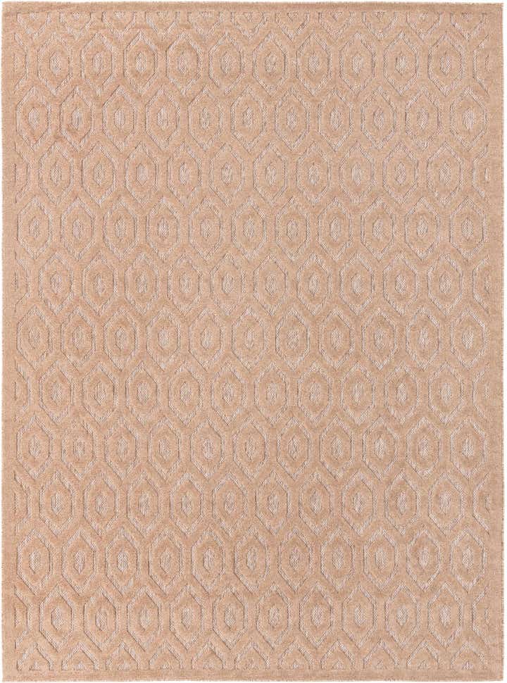 9' x 12' Easy-Clean Trellis Textured Indoor / Outdoor Rug