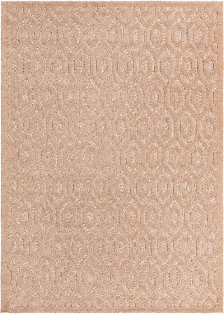 7' 10 x 10' Easy-Clean Trellis Textured Indoor / Outdoor Rug