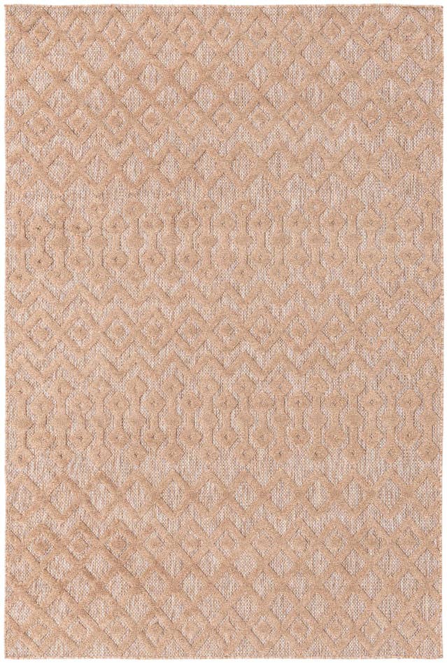 Detail image of 6' x 9' Easy-Clean Trellis Textured Indoor / Outdoor Rug