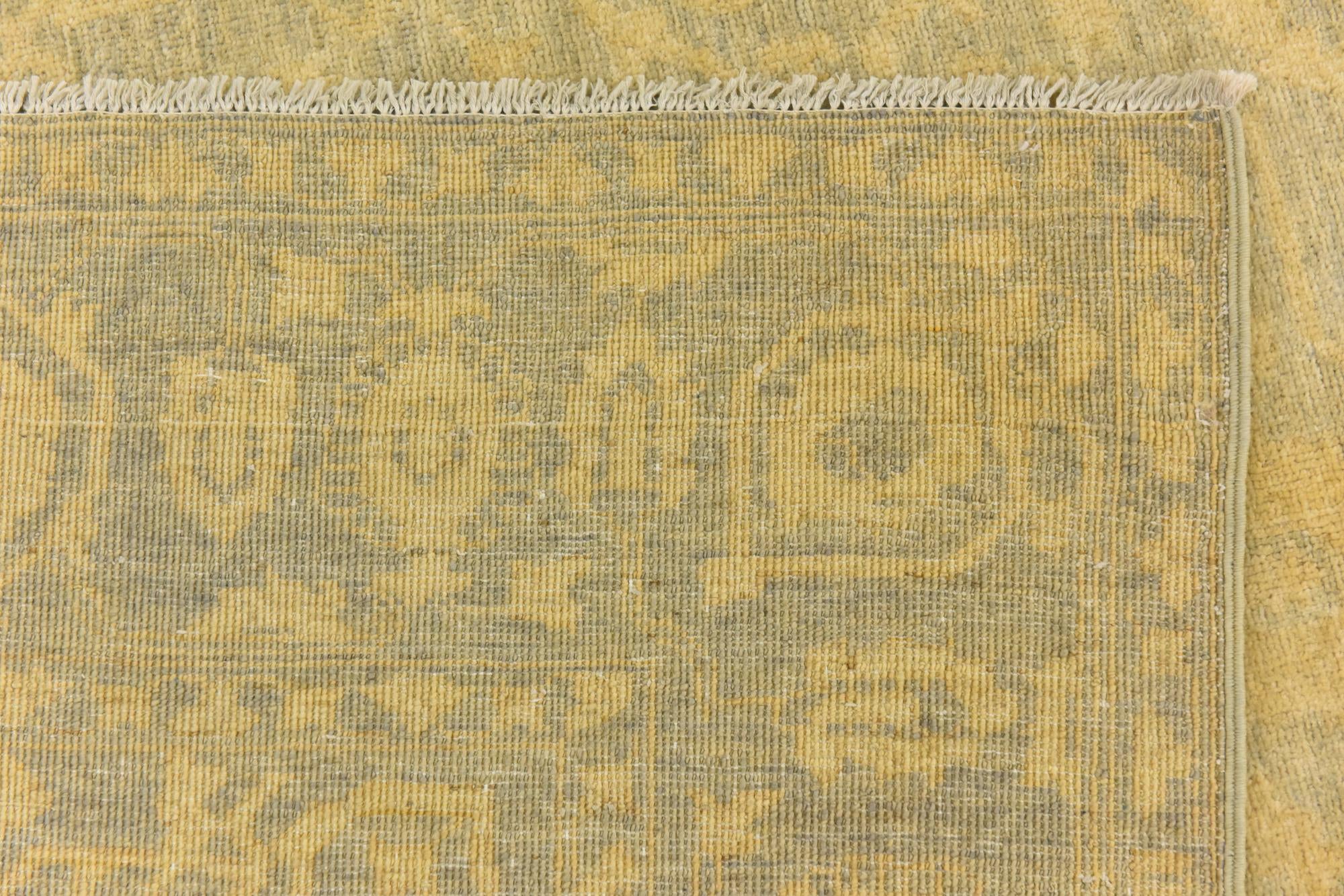 4' 7 x 6' 6 Hand Knotted Over-Dyed Ziegler Rug