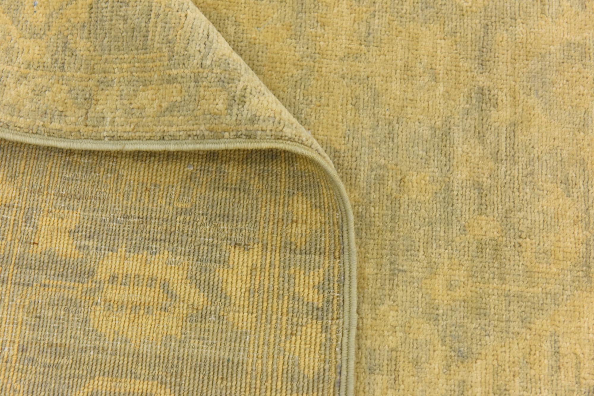 4' 7 x 6' 6 Hand Knotted Over-Dyed Ziegler Rug