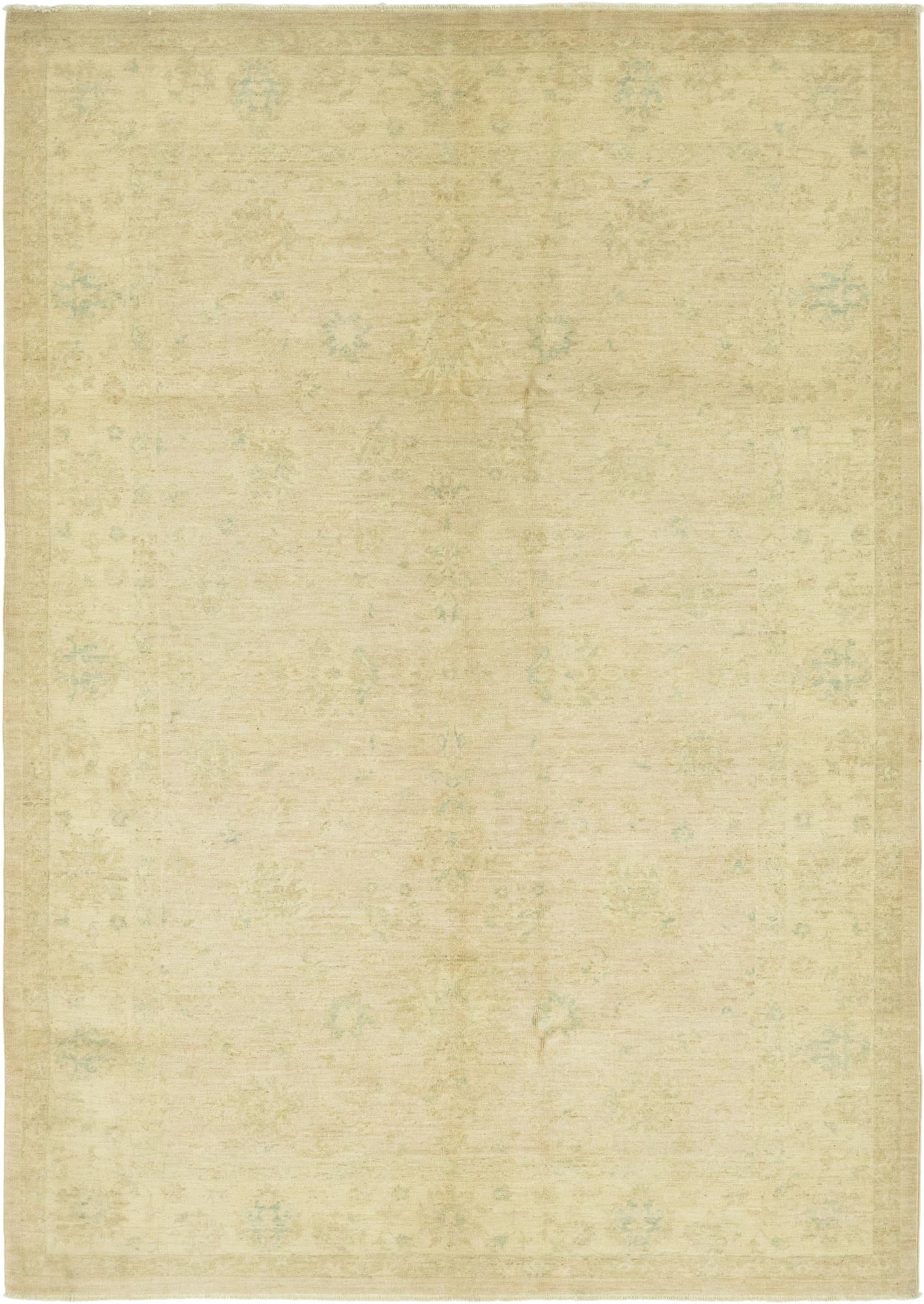 5' 7 x 8' Hand Knotted Over-Dyed Ziegler Rug