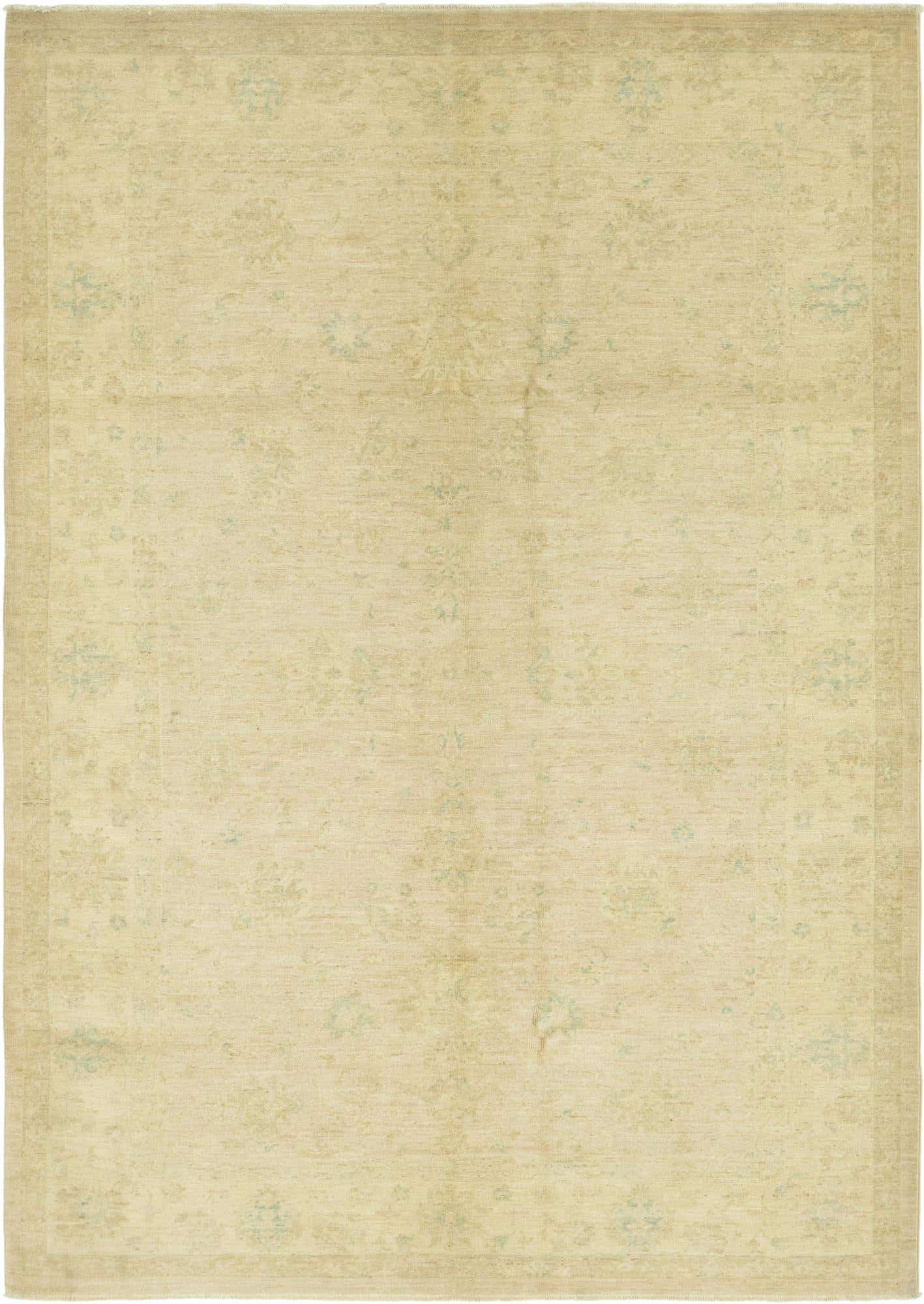5' 7 x 8' Hand Knotted Over-Dyed Ziegler Rug