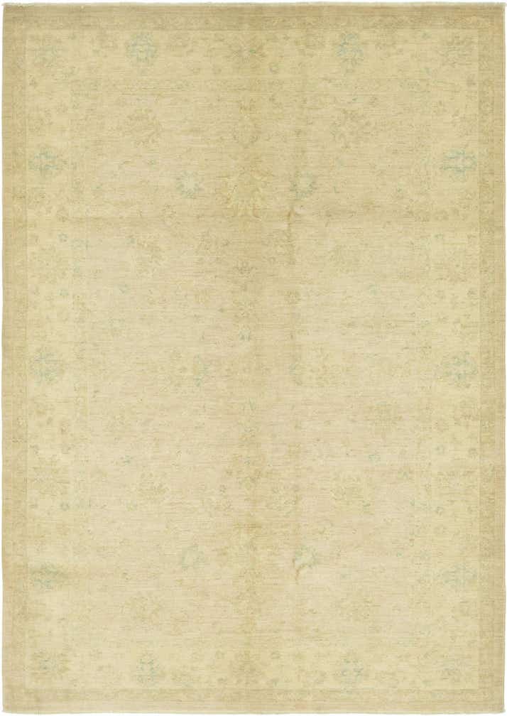 5' 7 x 8' Hand Knotted Over-Dyed Ziegler Rug