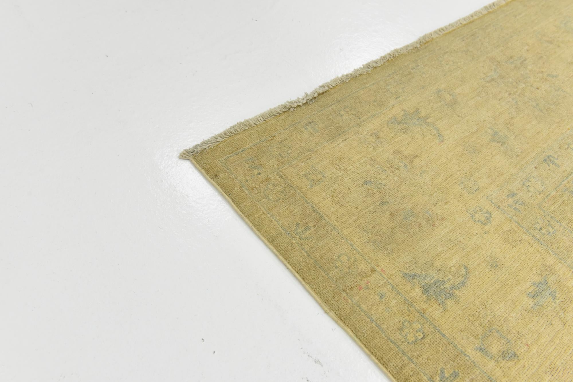 6' 5 x 9' 7 Hand Knotted Over-Dyed Ziegler Rug
