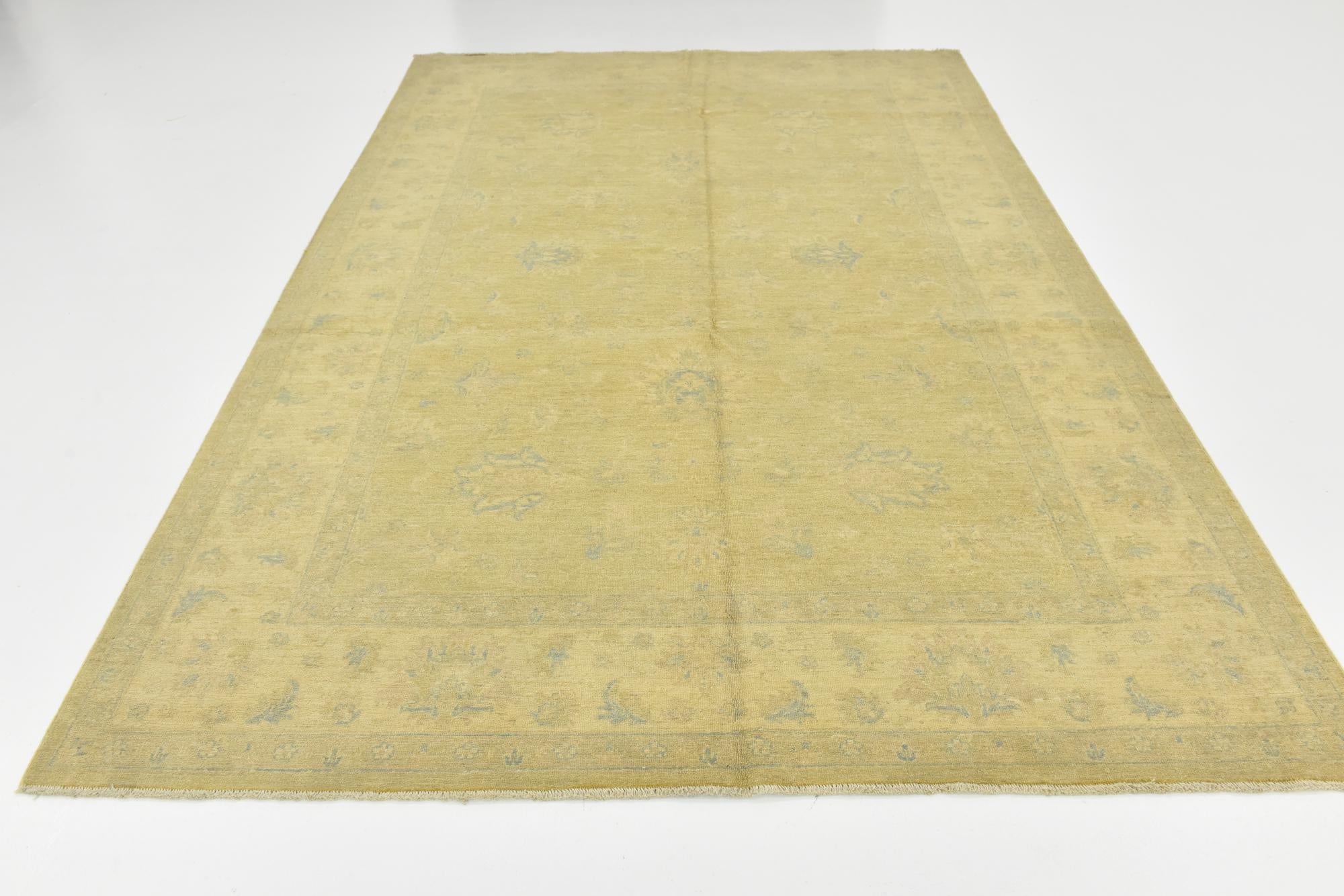 6' 5 x 9' 7 Hand Knotted Over-Dyed Ziegler Rug