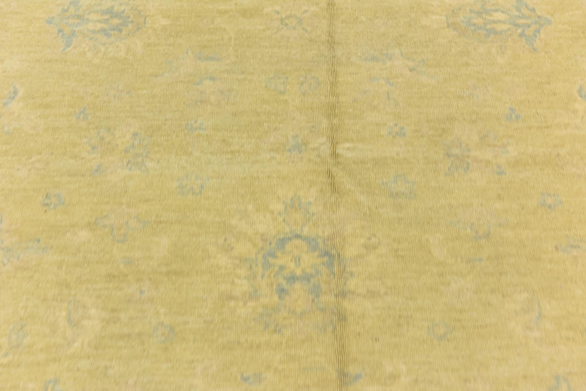 6' 5 x 9' 7 Hand Knotted Over-Dyed Ziegler Rug