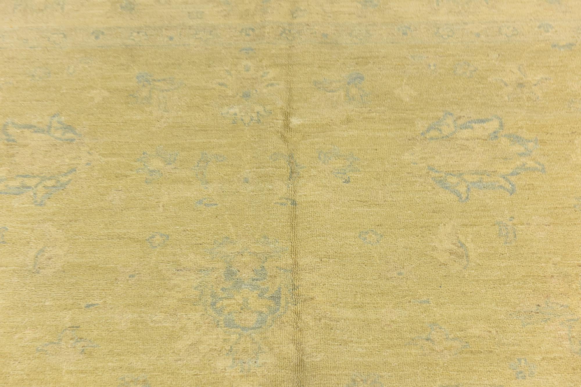 6' 5 x 9' 7 Hand Knotted Over-Dyed Ziegler Rug
