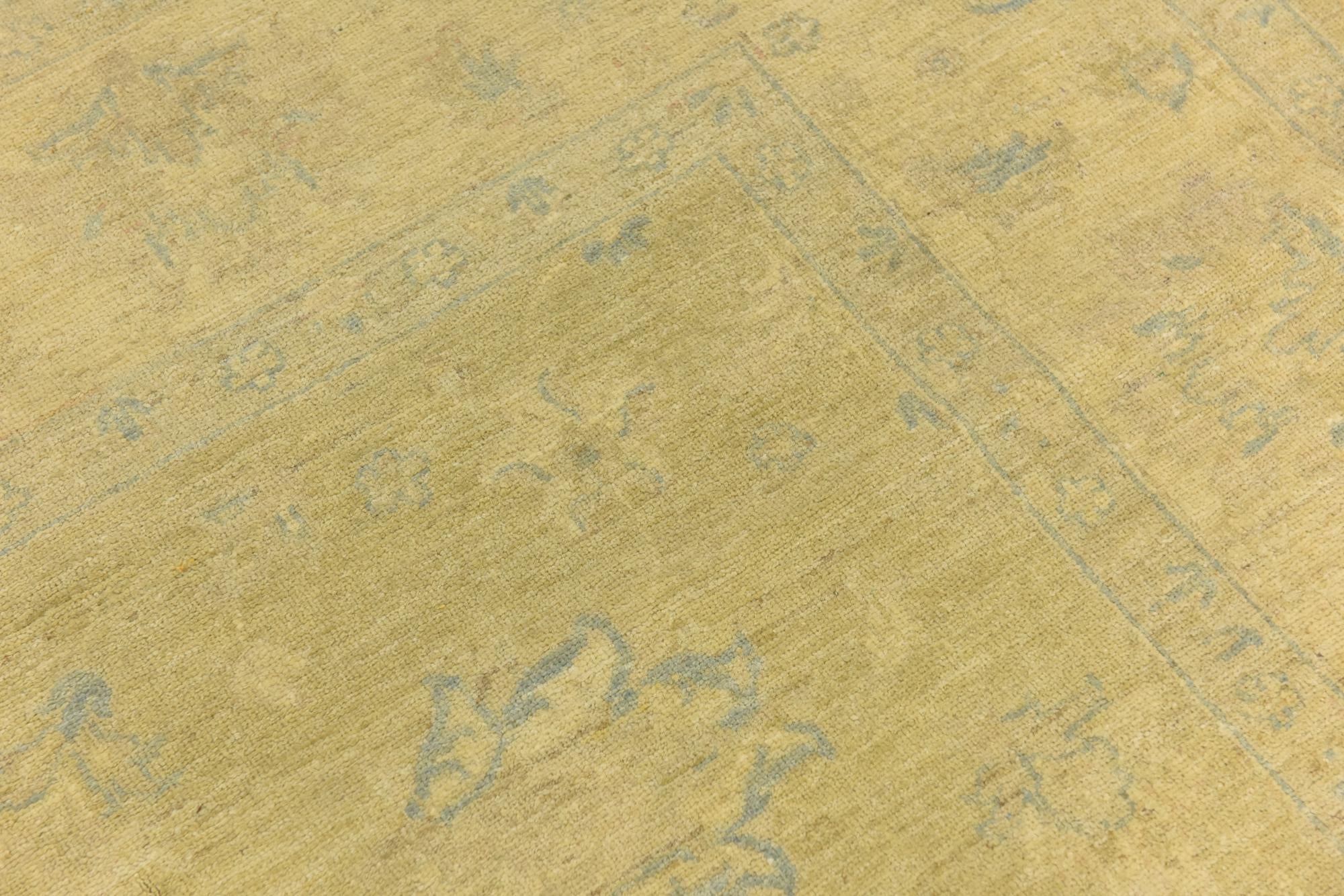 6' 5 x 9' 7 Hand Knotted Over-Dyed Ziegler Rug