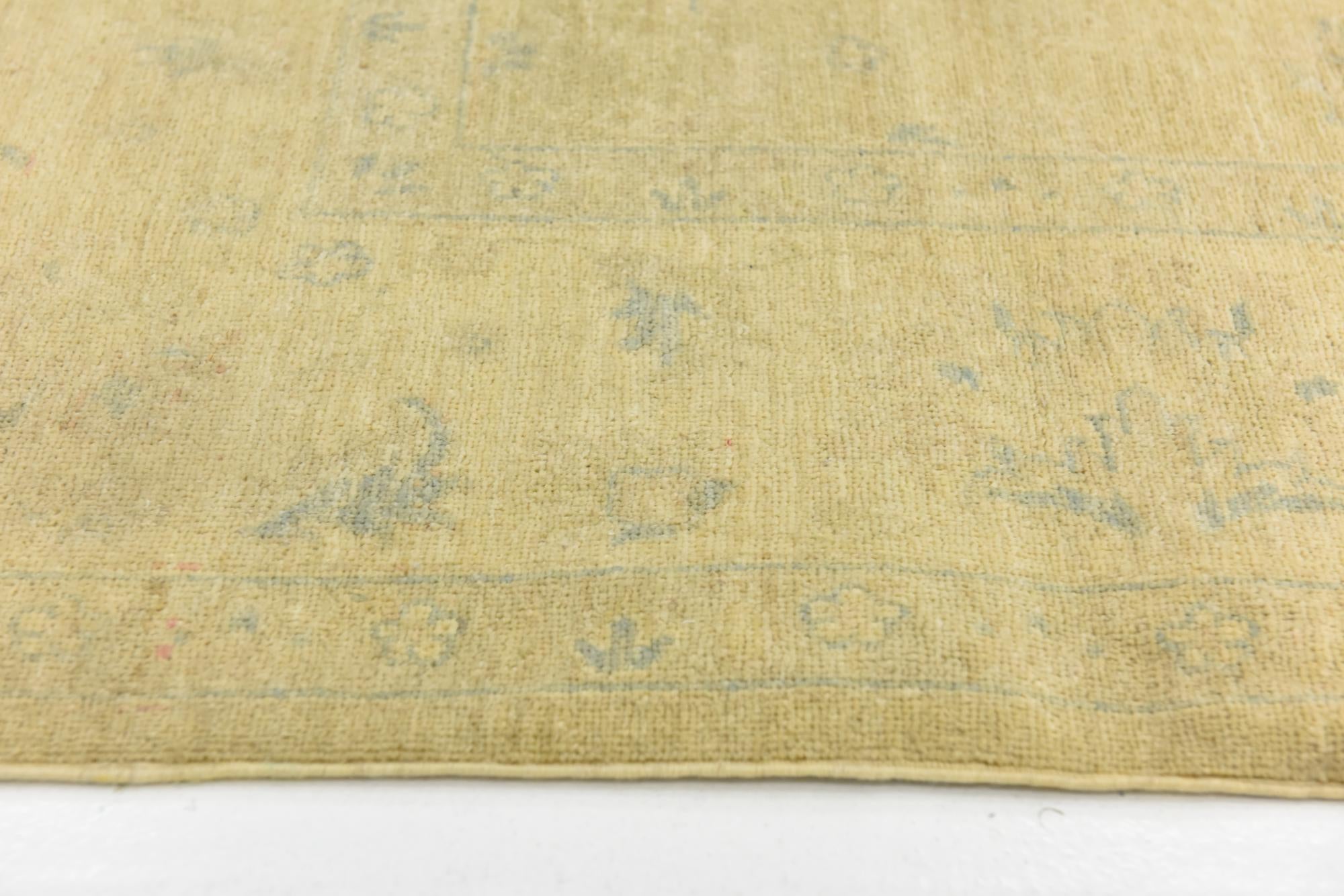 6' 5 x 9' 7 Hand Knotted Over-Dyed Ziegler Rug