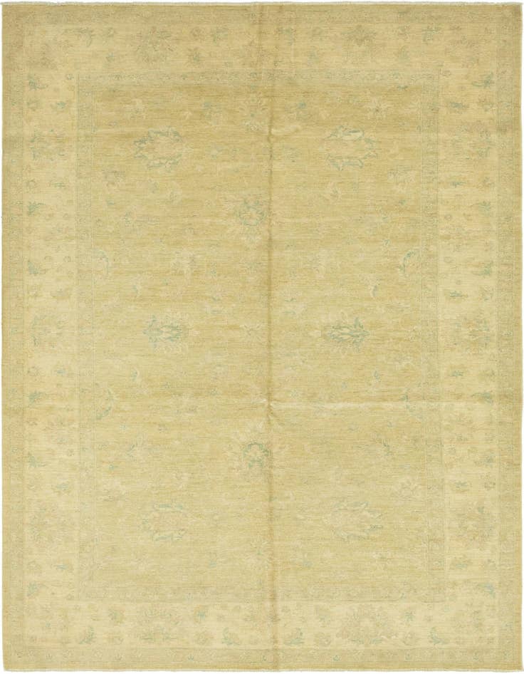 Detail image of 6' 5 x 9' 7 Hand Knotted Over-Dyed Ziegler Rug
