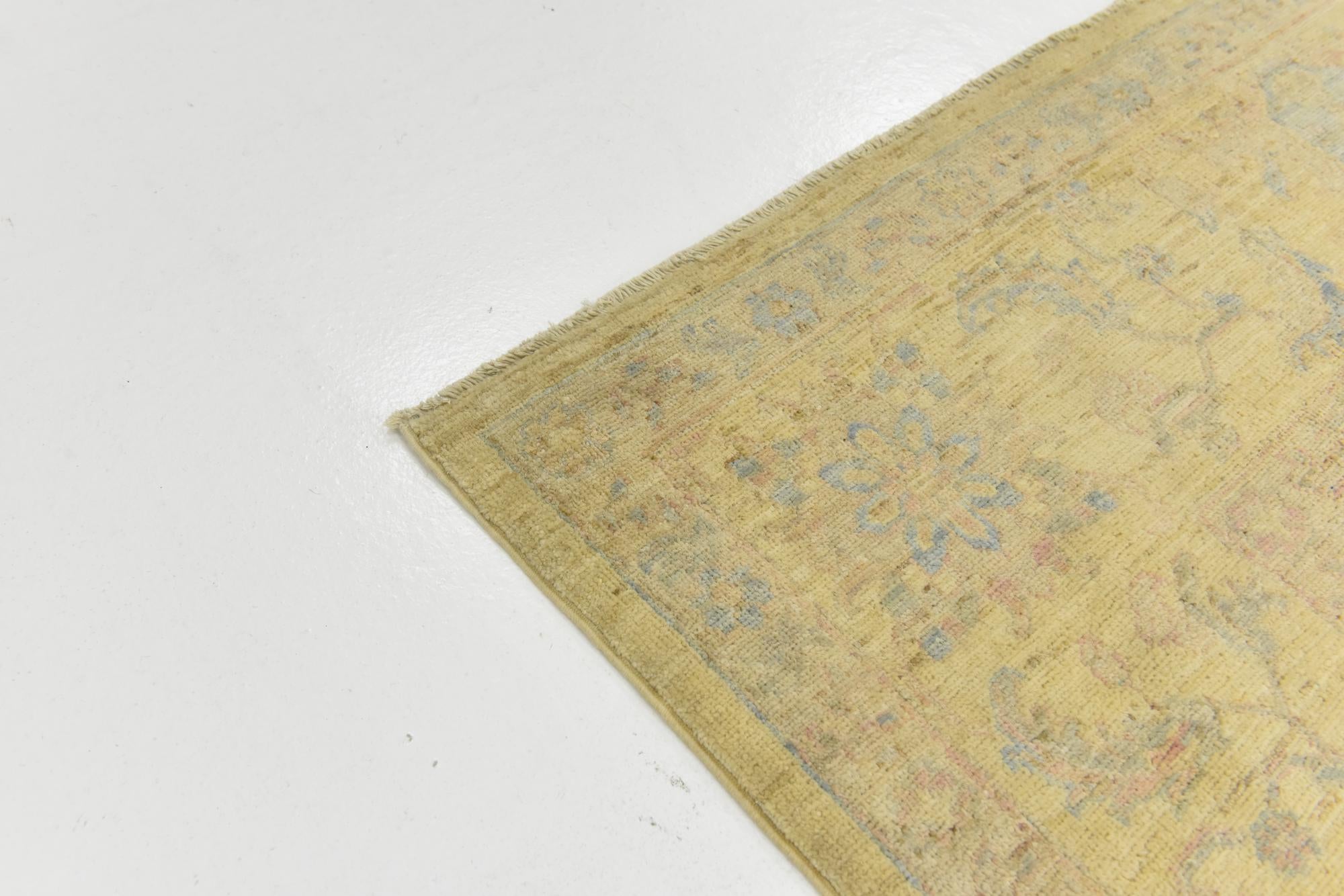 8' x 10' 1 Hand Knotted Over-Dyed Ziegler Rug