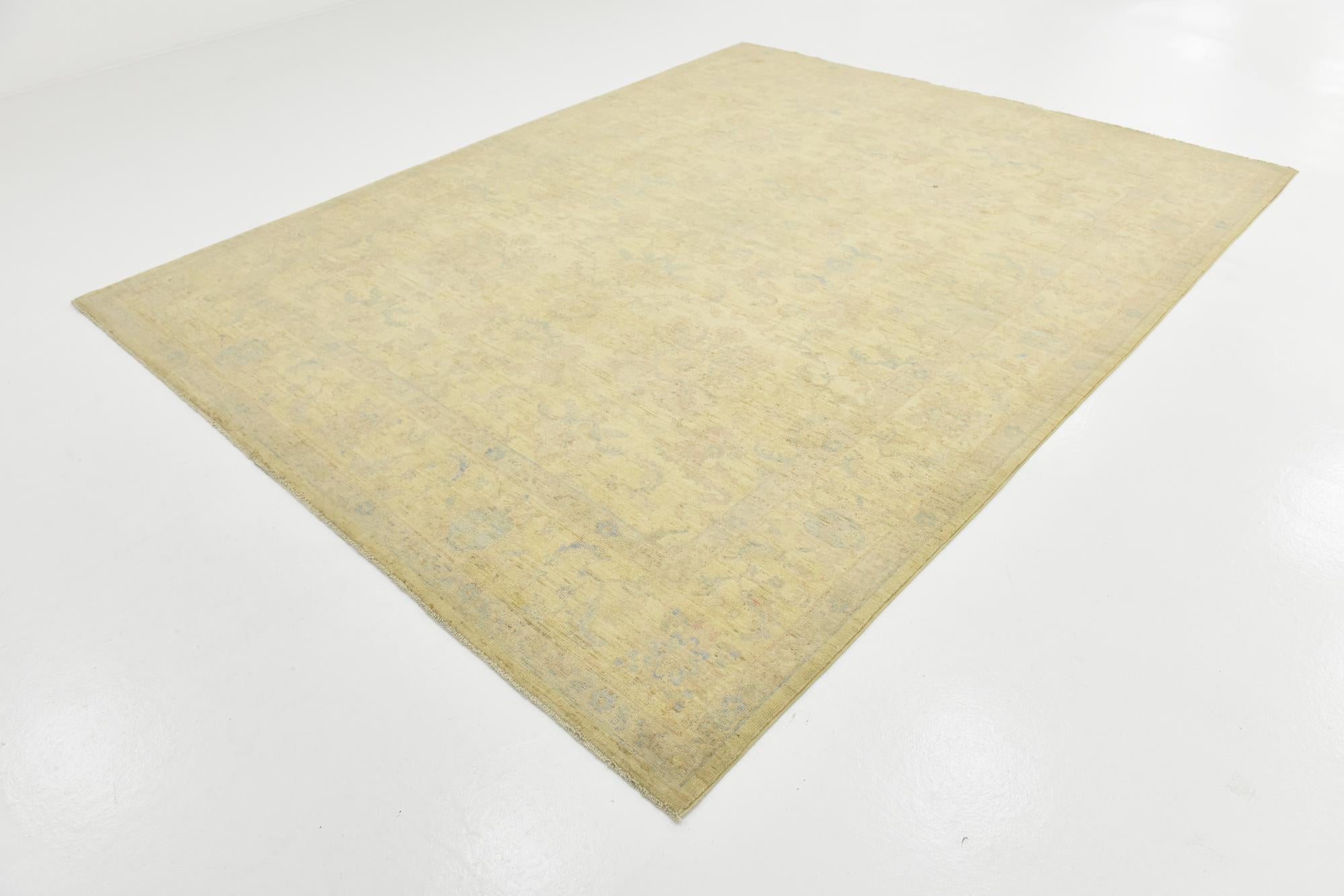 8' x 10' 1 Hand Knotted Over-Dyed Ziegler Rug