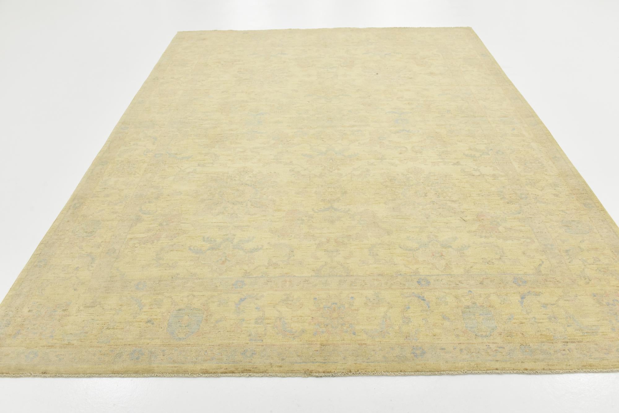 8' x 10' 1 Hand Knotted Over-Dyed Ziegler Rug