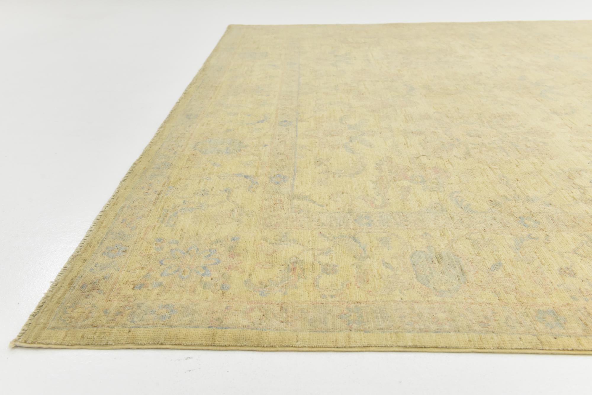 8' x 10' 1 Hand Knotted Over-Dyed Ziegler Rug