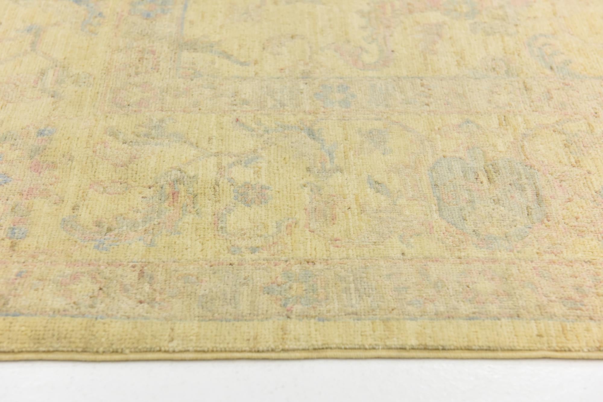 8' x 10' 1 Hand Knotted Over-Dyed Ziegler Rug