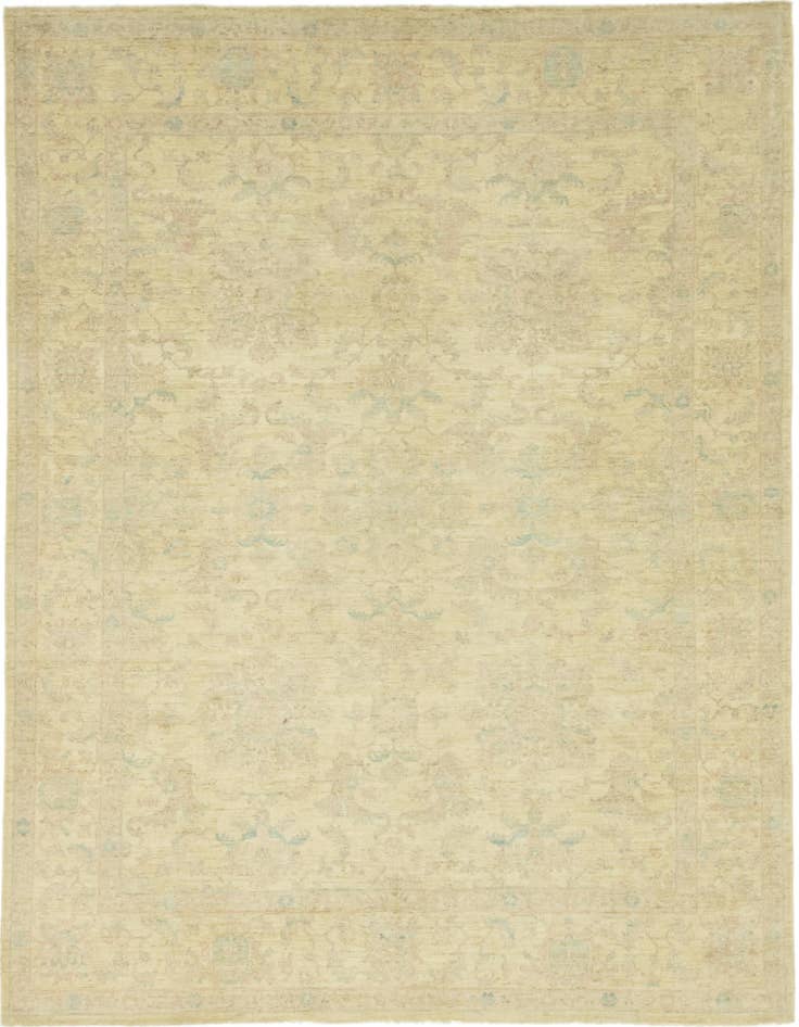 Detail image of 8' x 10' 1 Hand Knotted Over-Dyed Ziegler Rug