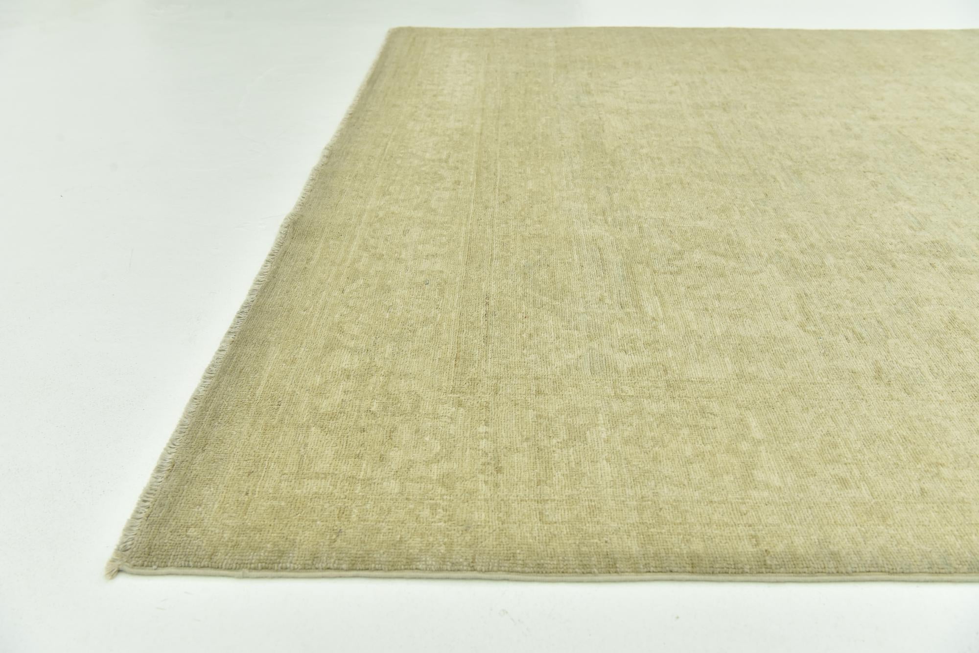 5' 8 x 9' 2 Hand Knotted Over-Dyed Ziegler Wool Rug