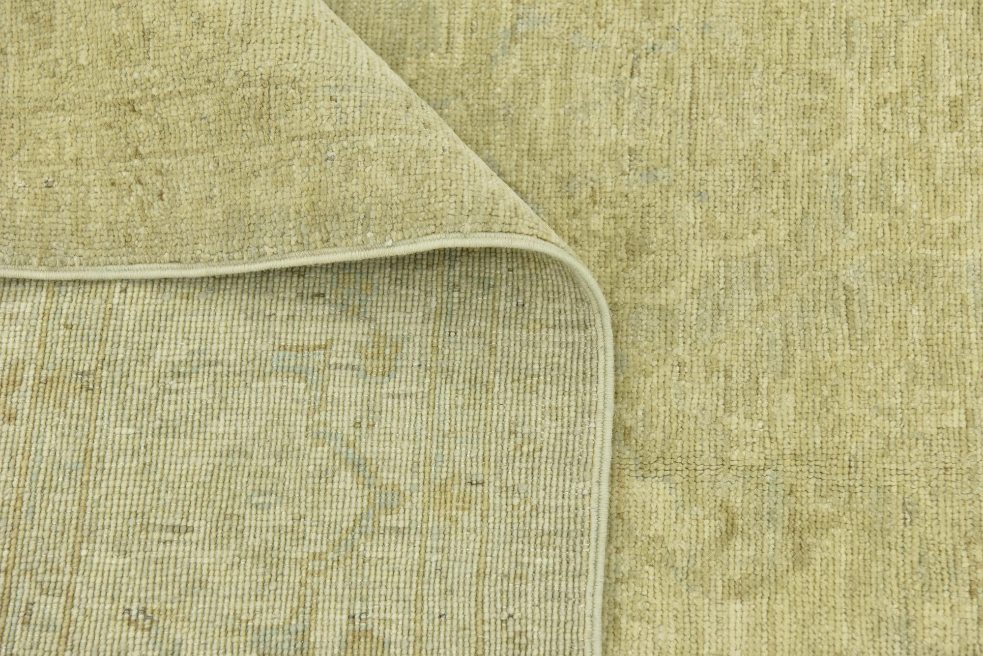 5' 8 x 9' 2 Hand Knotted Over-Dyed Ziegler Wool Rug