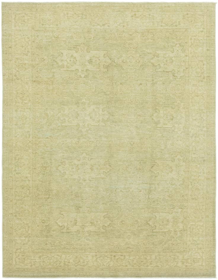 Detail image of 5' 8 x 9' 2 Hand Knotted Over-Dyed Ziegler Wool Rug