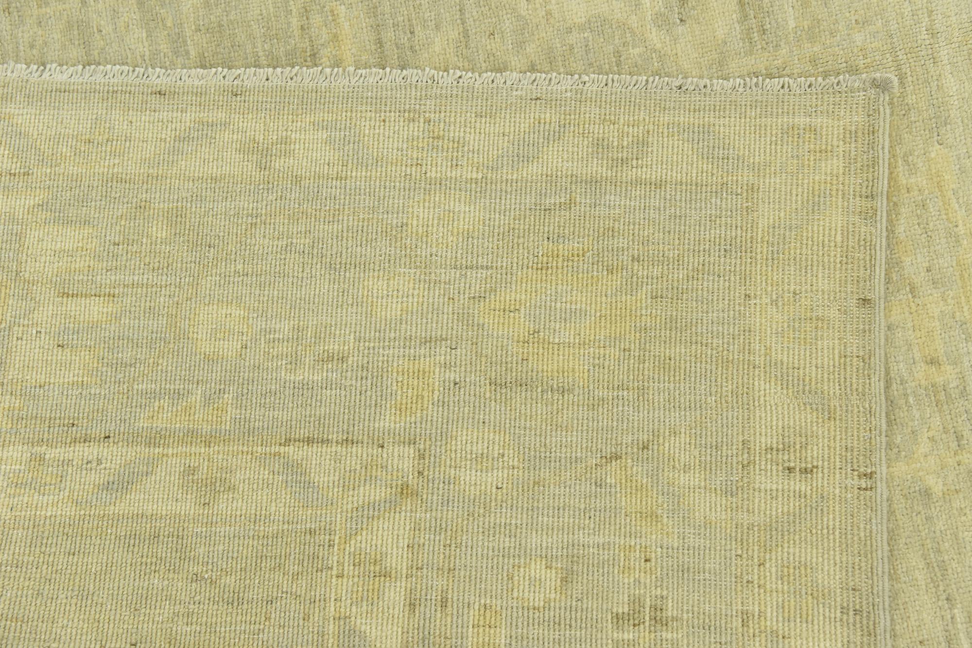 6' 8 x 9' 1 Hand Knotted Over-Dyed Ziegler Rug