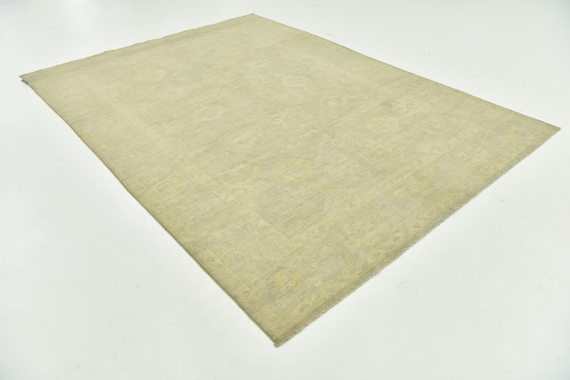 6' 8 x 9' 1 Hand Knotted Over-Dyed Ziegler Rug