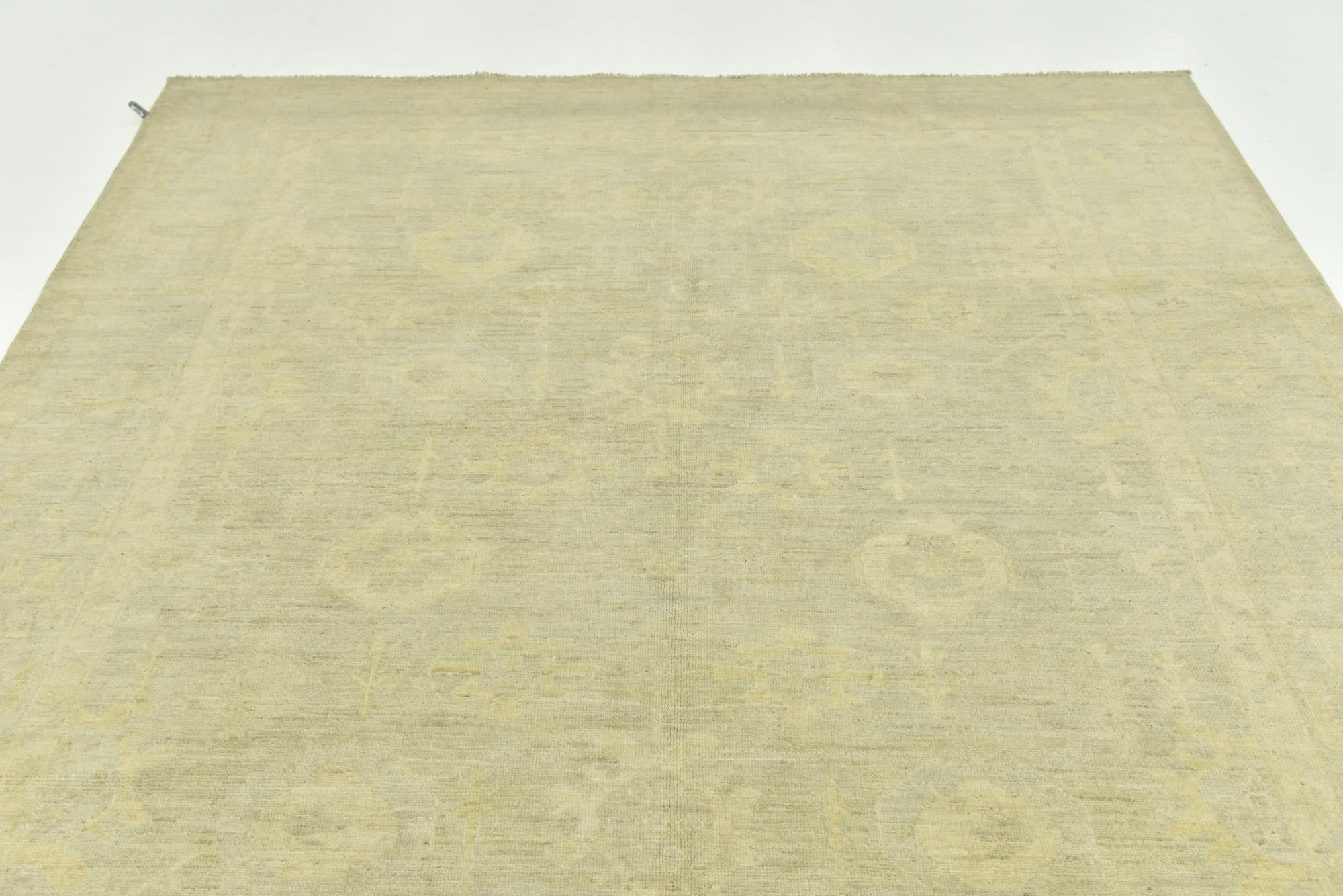 6' 8 x 9' 1 Hand Knotted Over-Dyed Ziegler Rug