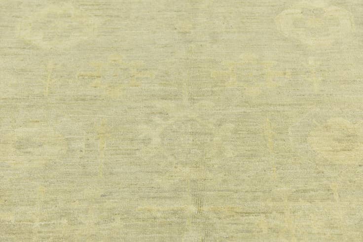 Detailfoto van 205cm x 275cm Handgeknoopt Overgeverfd Ziegler Vloerkleed