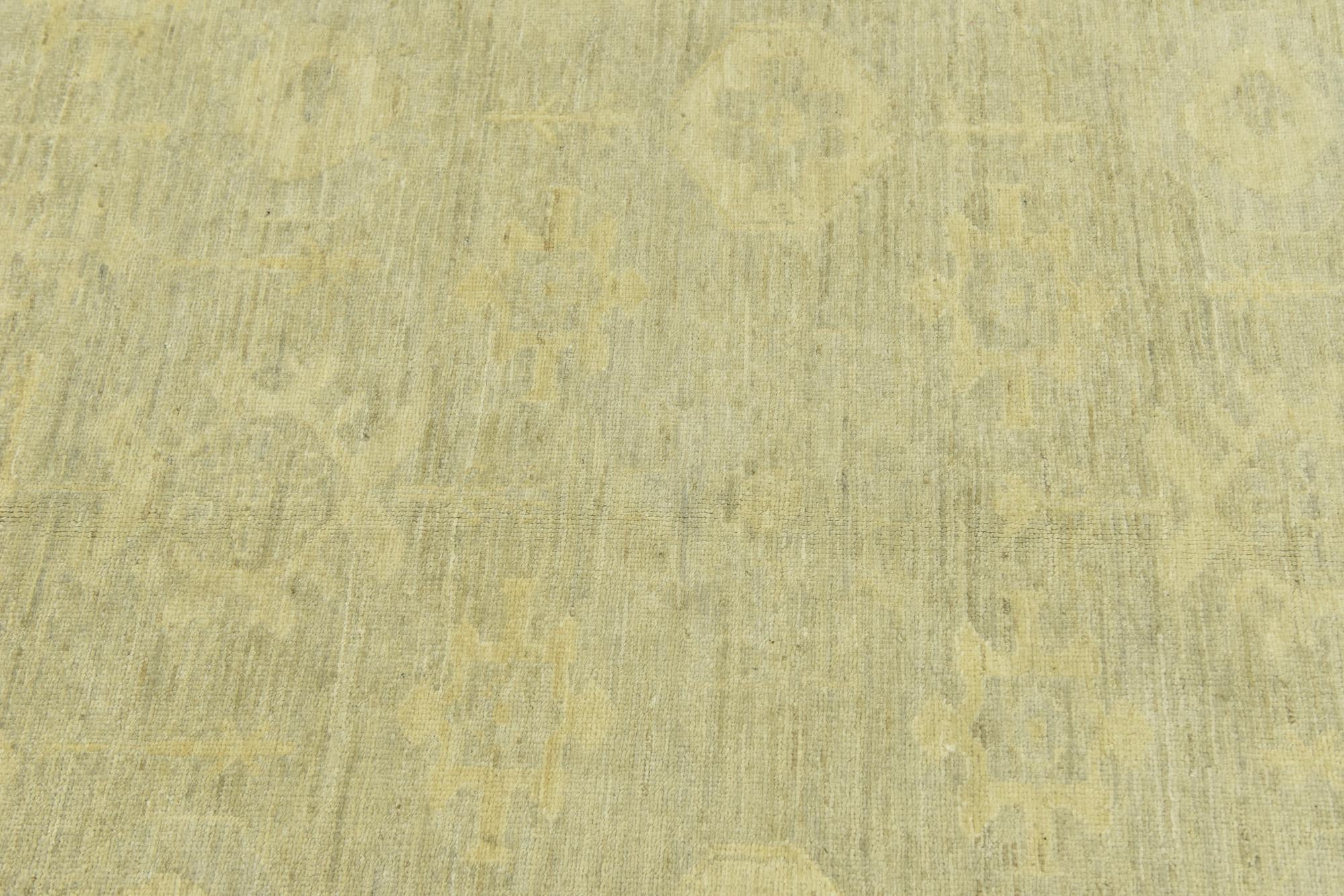 6' 8 x 9' 1 Hand Knotted Over-Dyed Ziegler Rug