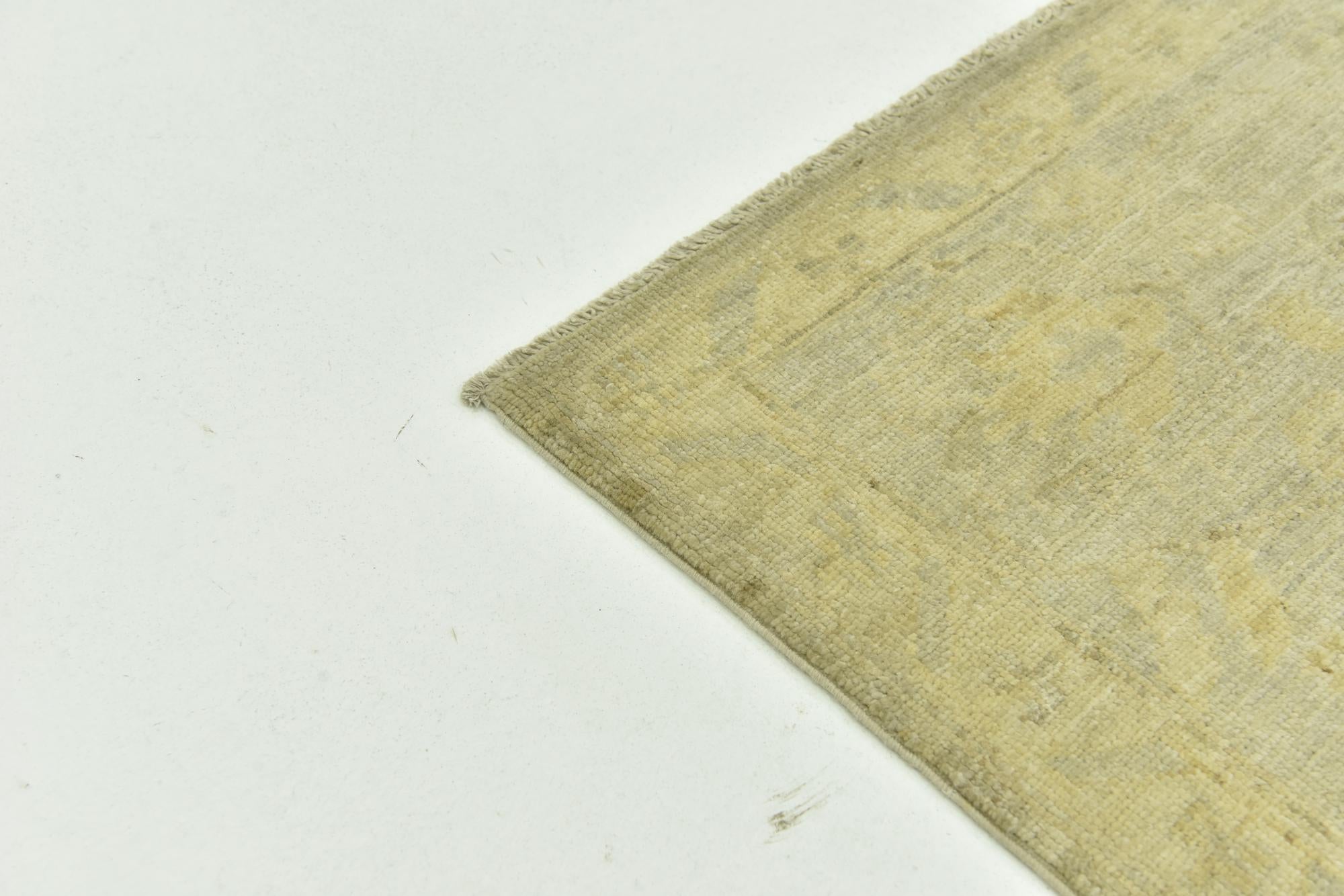 6' 8 x 9' 1 Hand Knotted Over-Dyed Ziegler Rug