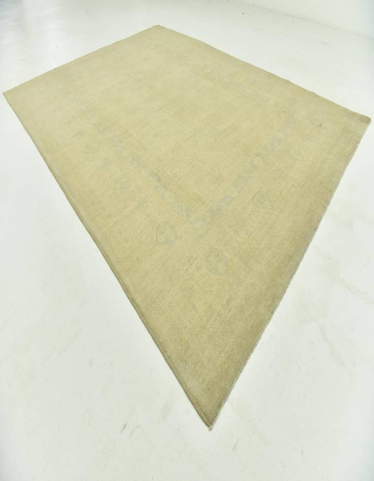 Detail image of 9' 6 x 13'  Hand Knotted Over-Dyed Ziegler Rug