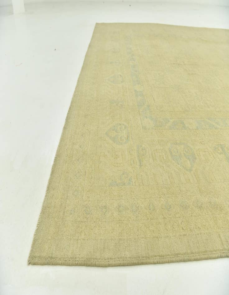 Detail image of 9' 6 x 13'  Hand Knotted Over-Dyed Ziegler Rug