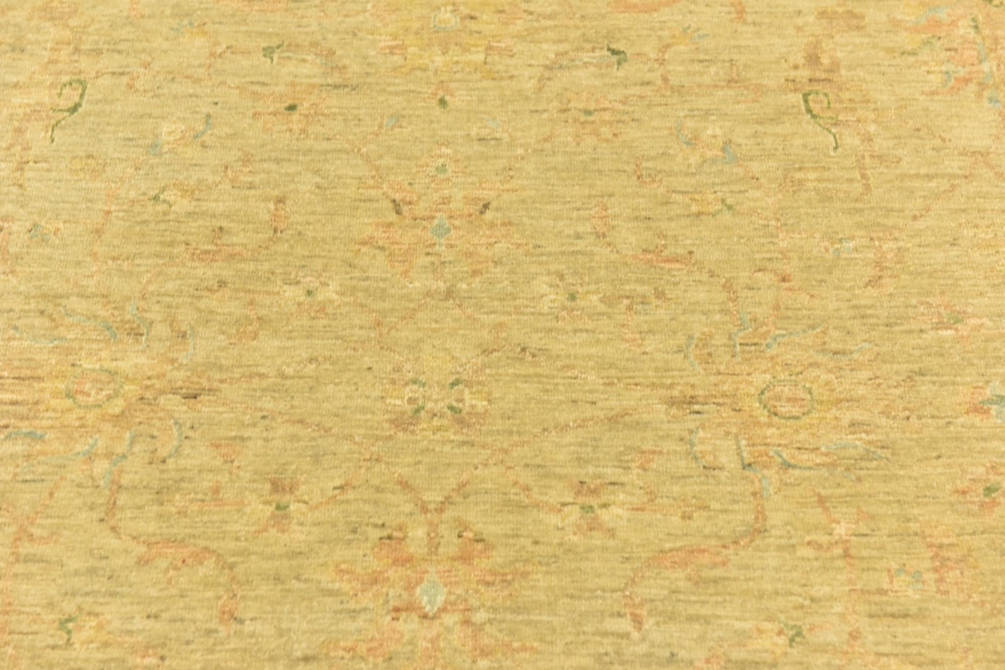5' 7 x 7' 8 Hand Knotted Over-Dyed Ziegler Rug