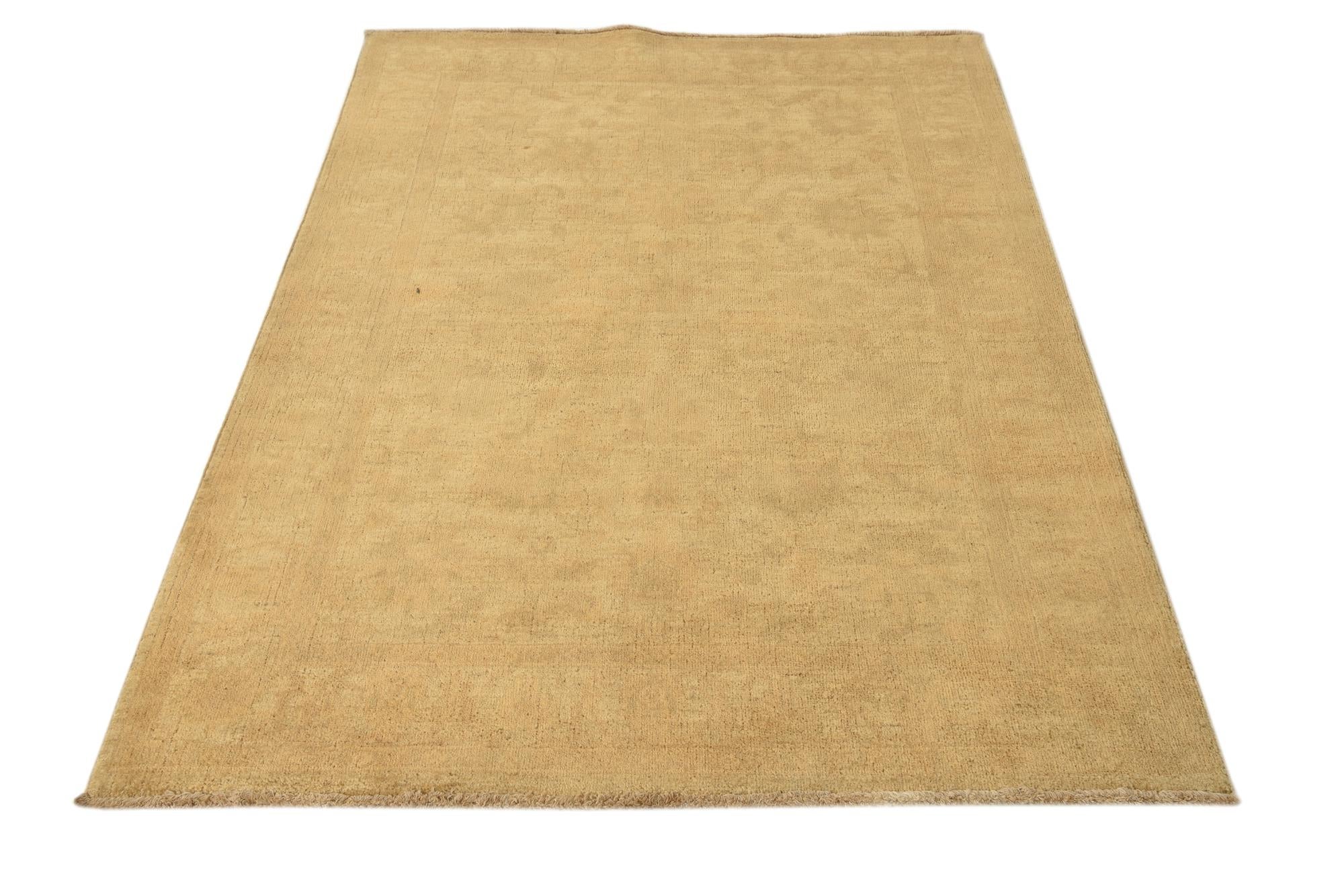 4' x 6' Hand Knotted Over-Dyed Ziegler Rug