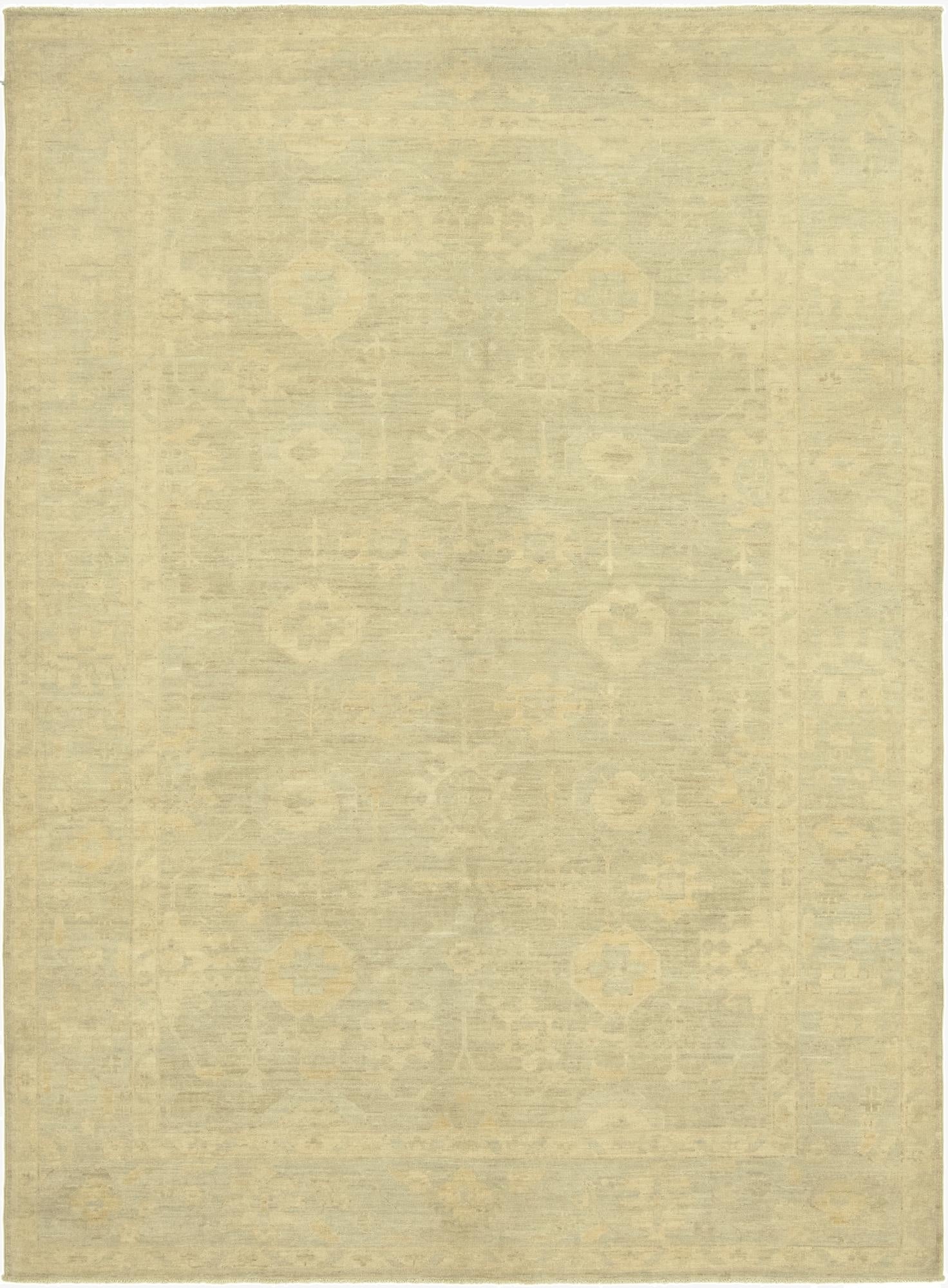 6' 8 x 9' 1  Hand Knotted Over-Dyed Ziegler Rug