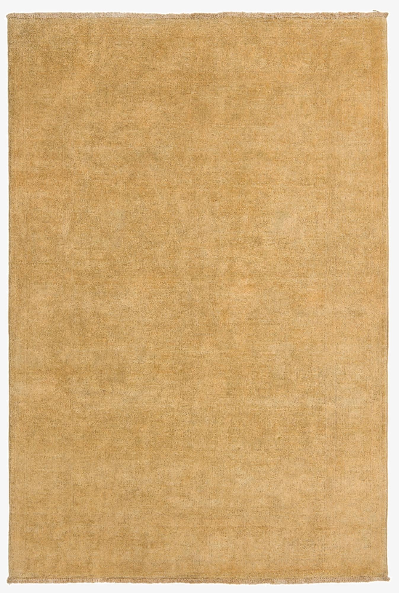 4' x 6'  Hand Knotted Over-Dyed Ziegler Rug