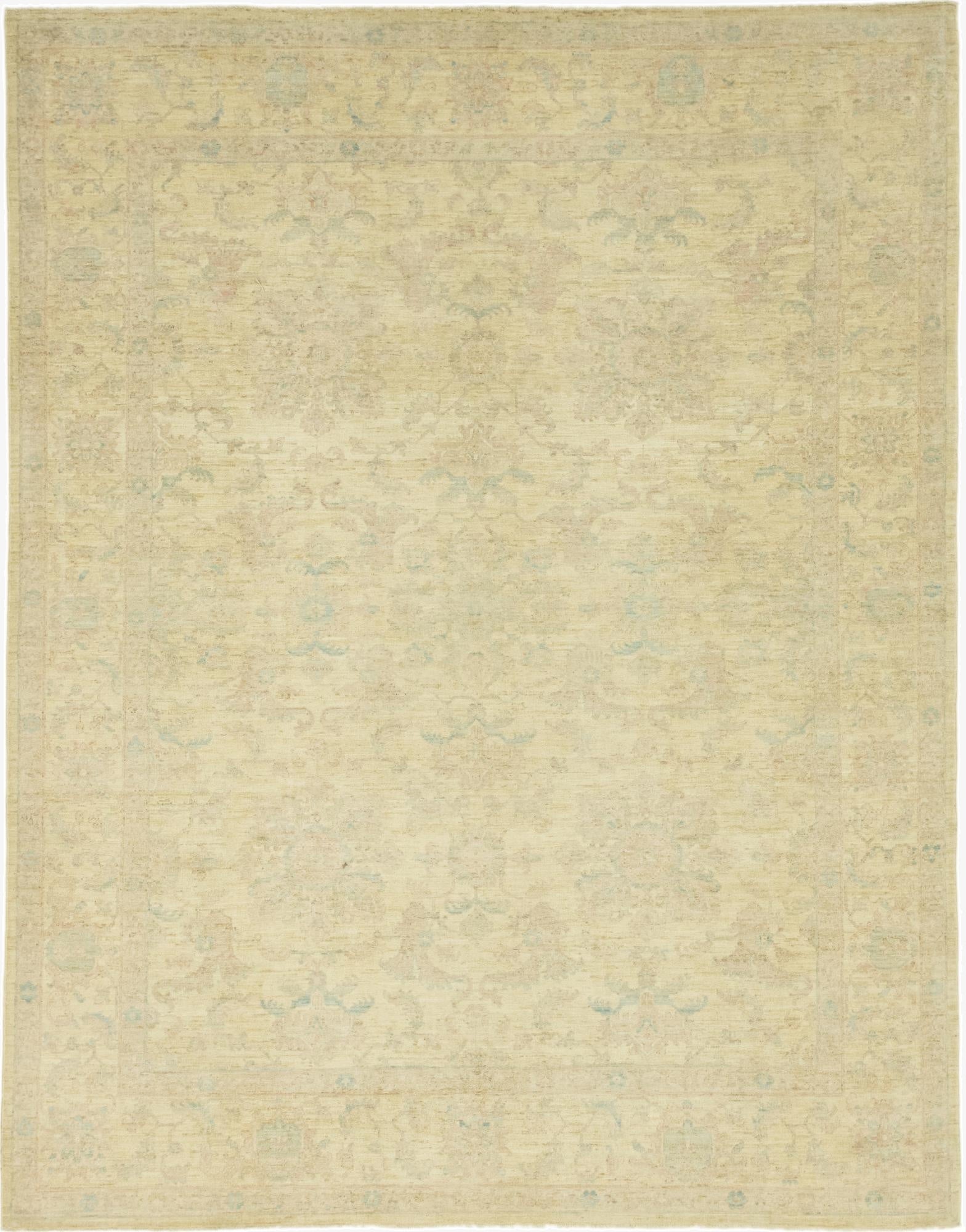 8' x 10' 1  Hand Knotted Over-Dyed Ziegler Rug