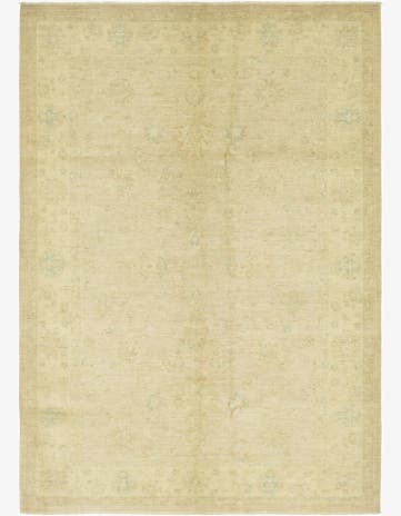 5' 7 x 8' Hand Knotted Over-Dyed Ziegler Rug