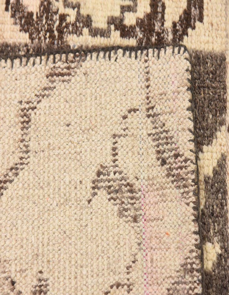Detail image of 5' 4 x 7' 8  Hand Knotted Patchwork Wool Rug