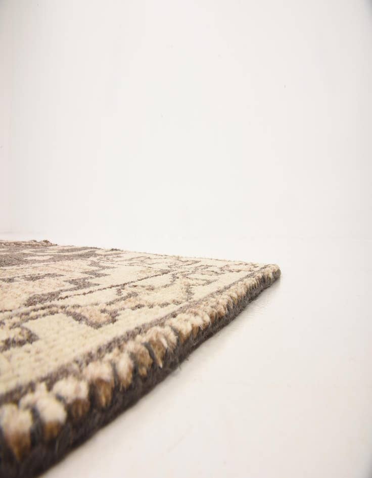 Detail image of 5' 4 x 7' 8  Hand Knotted Patchwork Wool Rug