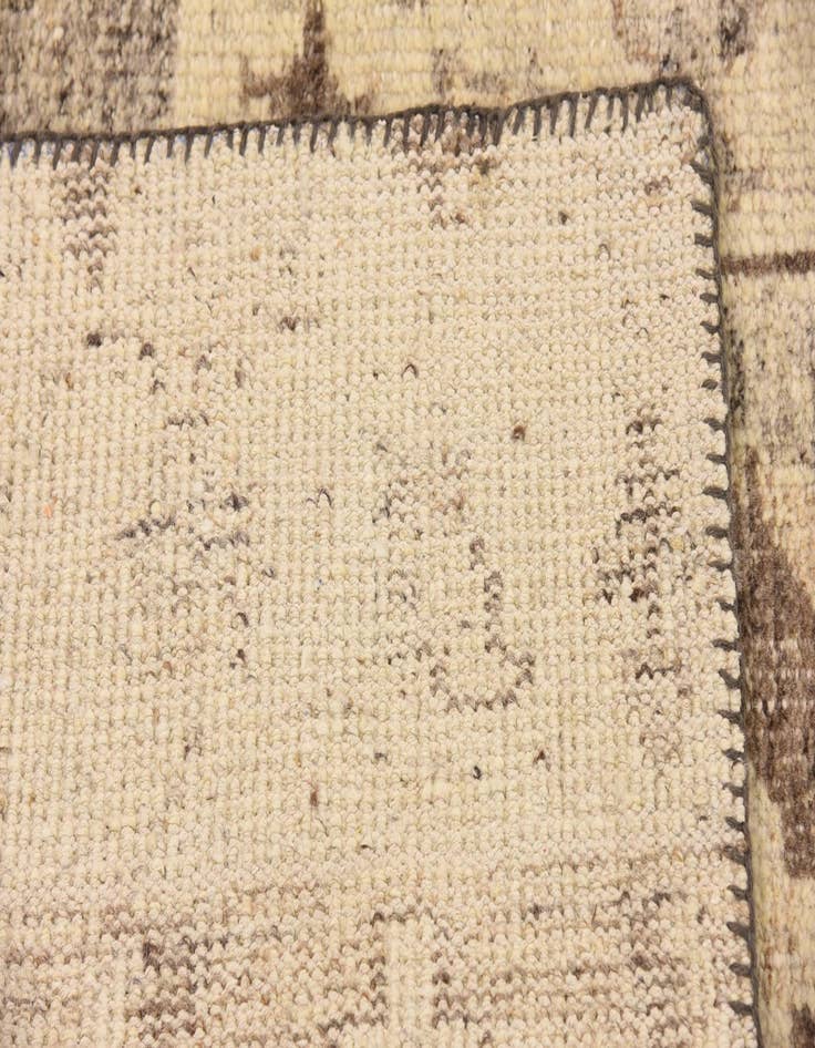 Detail image of 8' 2 x 9' 6  Hand Knotted Patchwork Wool Rug