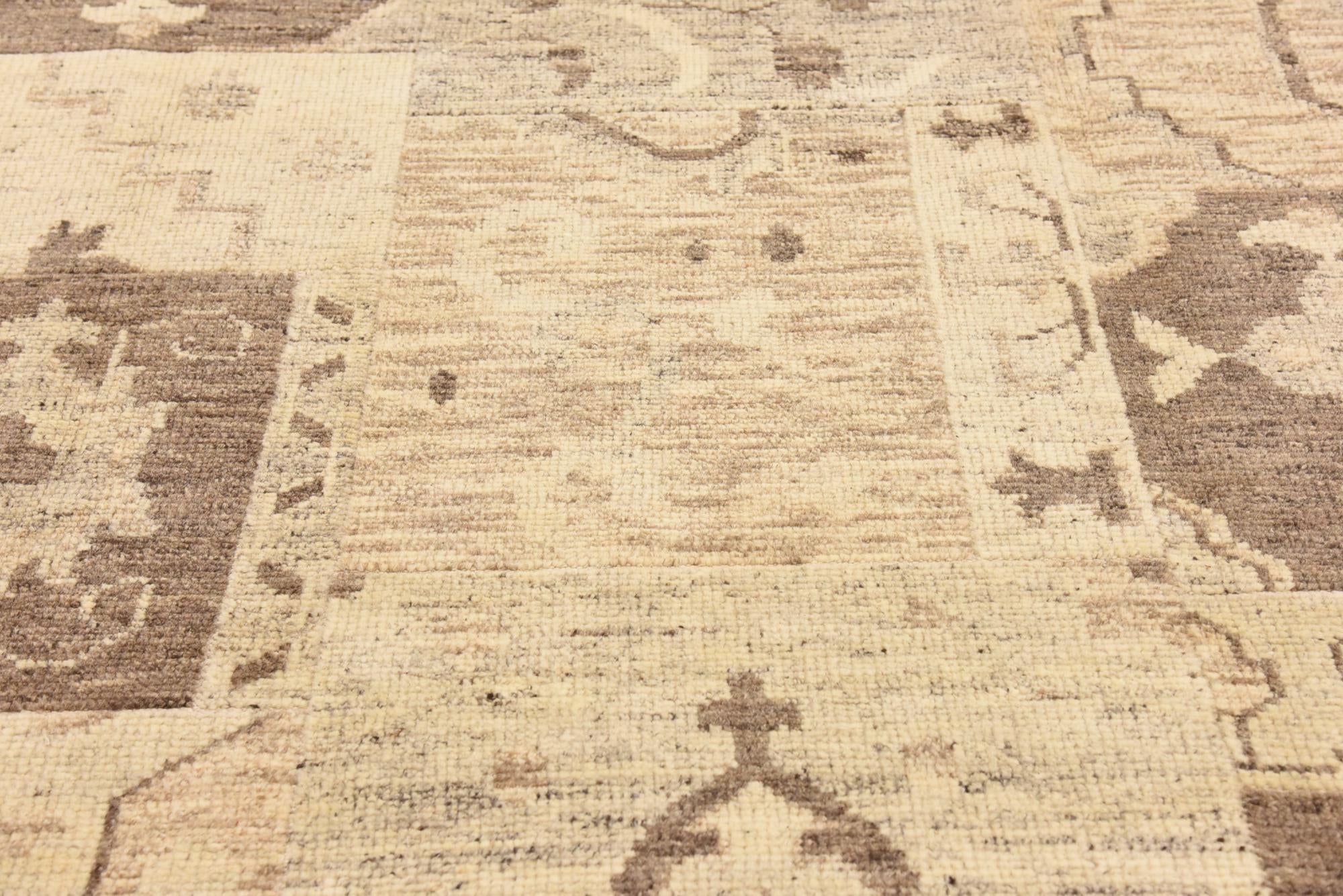 8' 2 x 9' 10 Hand Knotted Patchwork Wool Rug