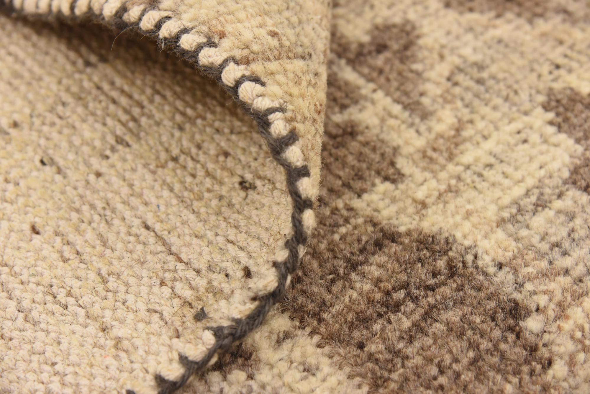 8' 2 x 9' 10 Hand Knotted Patchwork Wool Rug